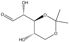 3,5-O-Isopropylidene-L-arabinose 구조식 이미지