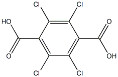 2,3,5,6-tetrachloroterephthalic acid 구조식 이미지