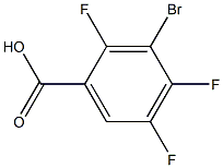 2,4,5-trifluoro-3-bromobenzoic aicd 구조식 이미지