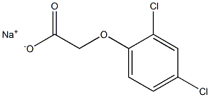 2,4-dichloro phenoxy acetate sodium Structure