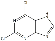 2,6-dichlorpurine 구조식 이미지