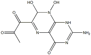 1-(2-amino-7,8-dihydroxy-4-oxo-1,7-dihydropteridin-6-yl)propane-1,2-dione 구조식 이미지