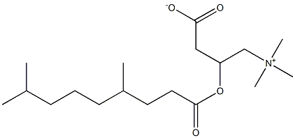 4,8 dimethylnonanoyl carnitine Structure