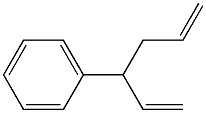 (1-Vinyl-3-butenyl)benzene. 구조식 이미지