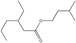 Isopentyl 3-ethylhexanoate 구조식 이미지