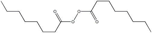 dicapryloyl peroxide Structure