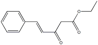 ethyl benzalacetoacetate 구조식 이미지