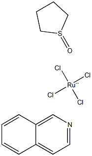 isoquinolinetetramethylenesulfoxidetetrachlororuthenate 구조식 이미지