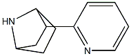 2-(2-pyridyl)-7-azabicyclo(2.2.1)heptane Structure