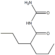 N-(2-propylpentanoyl)urea 구조식 이미지