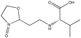 N-(2-(3-oxazolidonyl)ethyl)valine 구조식 이미지