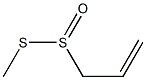 2-propenesulfinothioic acid S-methyl ester Structure