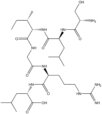 seryl-leucyl-isoleucyl-glycyl-arginyl-leucine Structure