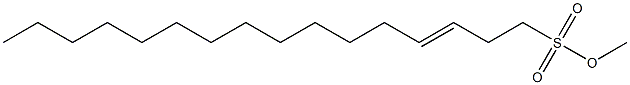 methyl hexadec-3-ene sulfonate 구조식 이미지