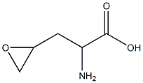 2-amino-4,5-epoxypentanoic acid 구조식 이미지