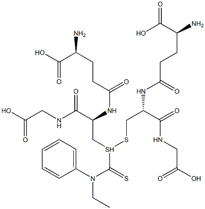 S-(N-phenylethylthiocarbamoyl)glutathione 구조식 이미지