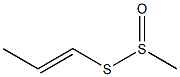 methanesulfinothioic acid S-1-propenyl ester 구조식 이미지