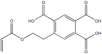 4-acryloxyethyltrimellitic acid 구조식 이미지