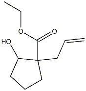 2-allyl-2-carboethoxycyclopentanol 구조식 이미지