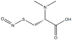 S-nitroso-dimethylcysteine 구조식 이미지