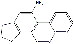 11-amino-16,17-dihydro-15H-cyclopenta(a)phenanthrene Structure