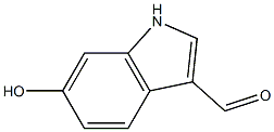 6-hydroxy-1H-indole-3-carboxaldehyde 구조식 이미지