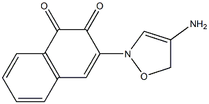 4-aminoisoxazolyl-1,2-naphthoquinone Structure