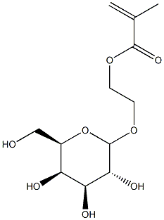 2-(methacryloyloxy)ethyl galactopyranoside 구조식 이미지