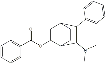 6-(N,N-dimethylamino)-5-phenylbicyclo(2.2.2)oct-2-yl benzoate 구조식 이미지