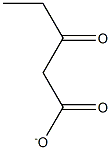 3-oxopentanoate Structure