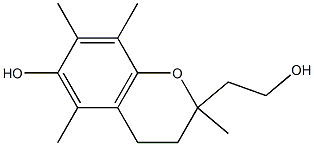 2,5,7,8-tetramethyl-6-hydroxy-2-(hydroxyethyl)chroman 구조식 이미지