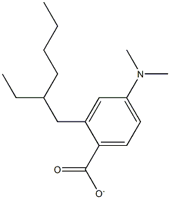 N,N-dimethyl-2-ethylhexyl-4-aminobenzoate Structure