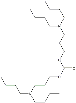 di-(3-(N,N-dibutylamino))propyl carbonate Structure