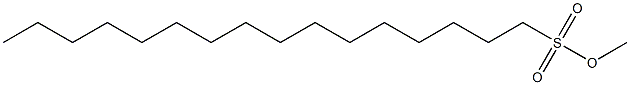 methyl hexadecane sulfonate Structure