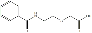 hippuryl-mercaptoacetate Structure