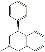 (4S)-N-methyl-4-phenyl-1,2,3,4-tetrahydroisoquinoline 구조식 이미지