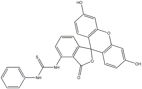 phenylthiocarbamylaminofluorescein Structure