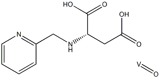 (N-pyridylmethylaspartate)oxovanadium(IV) Structure