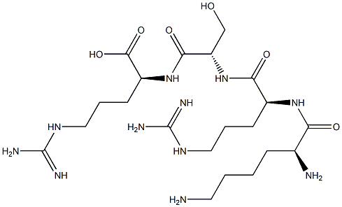lysyl-arginyl-seryl-arginine Structure