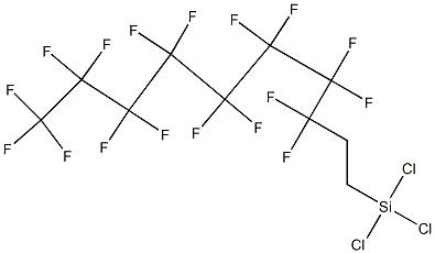 (2-(perfluorooctyl)ethyl)trichlorosilane Structure