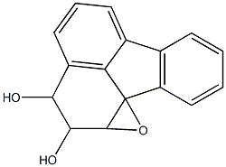 ANTI-2,3-DIHYDROXY-1,10B-EPOXY-10B,1,2,3-TETRAHYDROFLUORANTHENE Structure