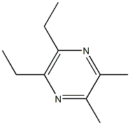 DIETHYLDIMETHYLPYRAZINE 구조식 이미지