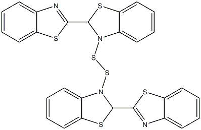 2,2'-DIBENZOTHIAZYLDISULPHIDE Structure