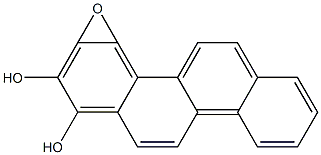 CHRYSENEDIOLEPOXIDE Structure