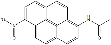 1-(N-ACETYL)-AMINO-6-NITROPYRENE Structure