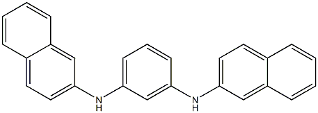 N,N'-DI-BETA-NAPHTHYL-4-PHENYLENEDIAMINE Structure