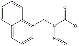 N-NITROSO-1-NAPHTHYL-N-METHYLCARBAMATE 구조식 이미지