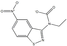 5-NITRO-BENZISOTHIAZOLE-3-ETHYLCARBAMATE Structure