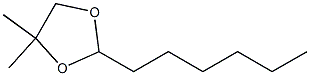 2-HEXYL-4,4-DIMETHYLDIOXOLANE 구조식 이미지