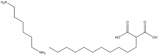HEXAMETHYLENEDIAMINEDODECANEDICARBOXYLATE Structure
